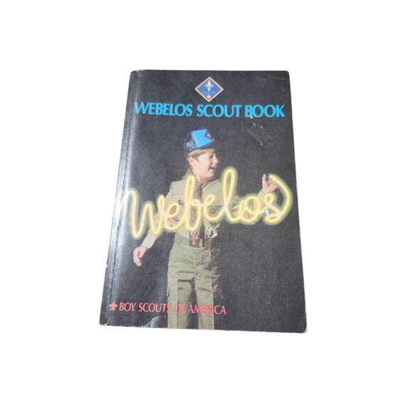 Vintage 1988 Webelos Scout Book Paperback Boy Scouts of America BSA Americana - Picture 1 of 6